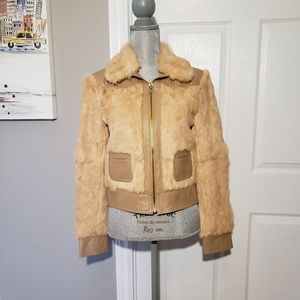 Vintage MARC JACOBS lambskin/rabbit fur jacket
